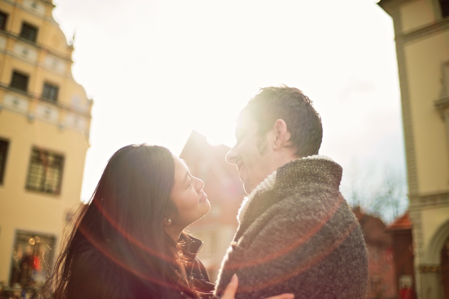 Hochzeitsfotografen Mann und Frau Schmidt beim Fotoshooting