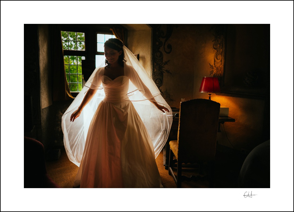 Getting Ready der Braut, Hochzeit im Wasserschloss Unsleben, Bayern