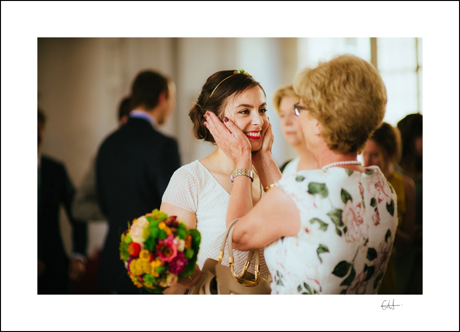 Trauung bei der Hochzeit in der Orangerie, Erlangen