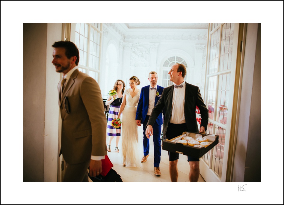 Trauung bei der Hochzeit in der Orangerie, Erlangen