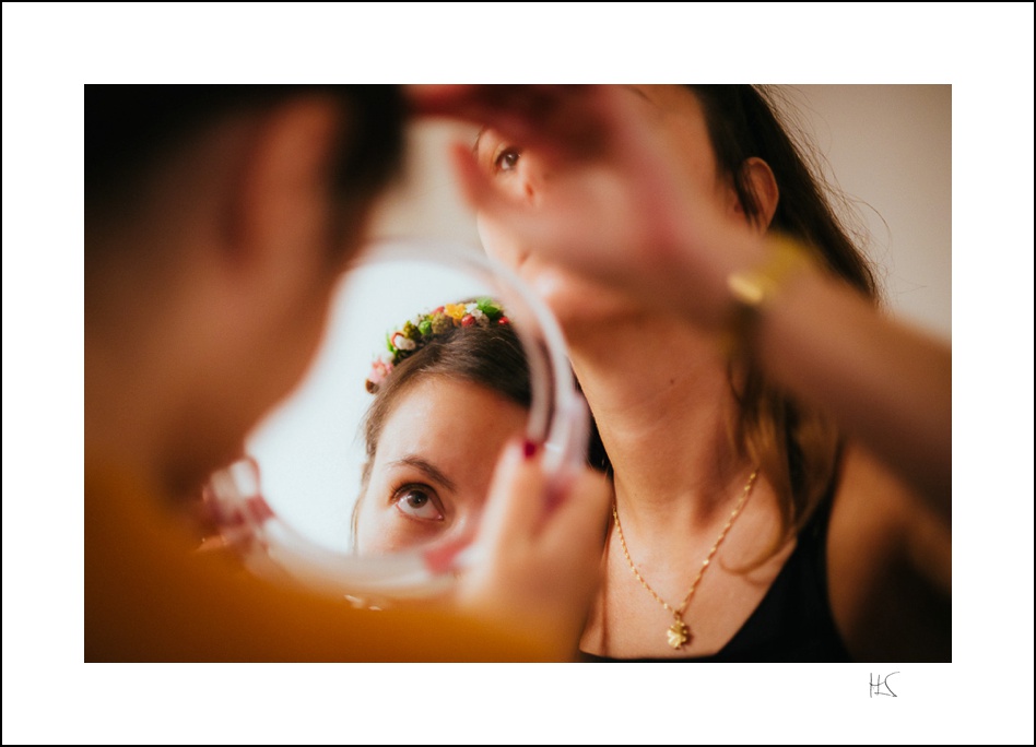 Braut getting ready, Hochzeitsfotograf Erlangen