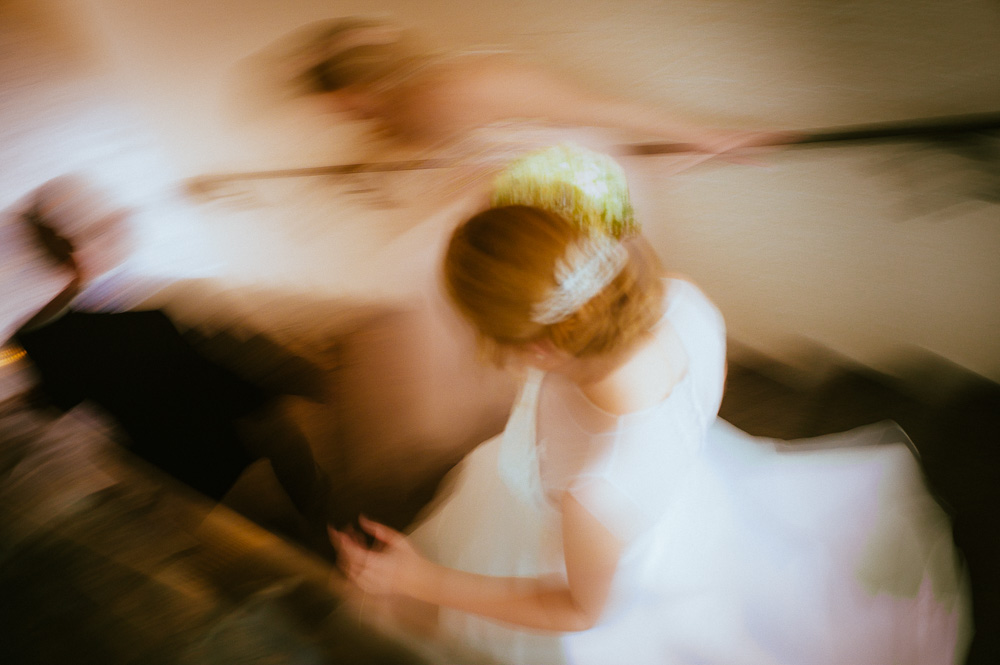 bride on the way to the ceremony, shot with the Leica M9